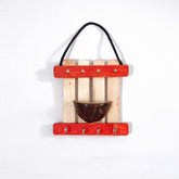 Wooden Coconut Shell Key Hanger -Any 1